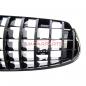 Preview: Upgrade Design Kühlergrill / Sportgrill für Mercedes GLC (X253) / GLC (C253) Facelift 19-22 Hochglanz schwarz