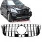 Preview: Upgrade Design Kühlergrill / Sportgrill für Mercedes ML-Klasse / M-Klasse W164 Facelift 09-12 Hochglanz schwarz