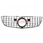 Preview: Upgrade Design Kühlergrill / Sportgrill für Mercedes GLS (X166) Facelift 16-19 Hochglanz schwarz / chrom