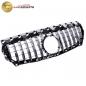 Preview: Upgrade Design Kühlergrill / Sportgrill passend für Mercedes Benz CLA C117 13-16 Hochglanz schwarz / chrom
