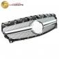 Preview: Upgrade Design Kühlergrill / Sportgrill passend für Mercedes Benz CLA C117 / X117 Facelift 16-19 Matt schwarz / Matt silber