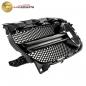 Preview: Upgrade Design Kühlergrill / Sportgrill passend für Mercedes Benz CLA C117 / X117 Facelift 16-19 Matt schwarz / Hochglanz schwarz
