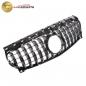 Preview: Upgrade Design Kühlergrill / Sportgrill passend für Mercedes Benz CLA C117 / X117 Facelift 16-18 Hochglanz schwarz / chrom