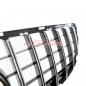 Preview: Upgrade Design Kühlergrill / Sportgrill für Mercedes Benz CLS (C218) Facelift 14-18 Hochglanz schwarz / chrom