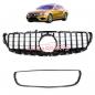 Preview: Upgrade Design Kühlergrill / Sportgrill für Mercedes Benz CLS (C218) Facelift 14-18 Hochglanz schwarz