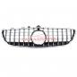 Preview: Upgrade Design Kühlergrill / Sportgrill für Mercedes Benz CLS (C218) Facelift 14-18 Hochglanz schwarz / chrom