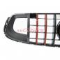 Preview: Upgrade Design Kühlergrill / Sportgrill für Mercedes GLC (X253) / GLC (C253) Facelift 19-22 Carbon-Optik / Hochglanz schwarz + rote Akzentstreifen