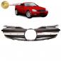Preview: Upgrade Design Kühlergrill / Sportgrill passend für Mercedes Benz SLK R170 96-04 Hochglanz schwarz / chrom