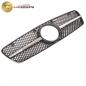 Preview: Upgrade Design Kühlergrill / Sportgrill passend für Mercedes Benz C-Klasse W203 / S203 00-07 Hochglanz schwarz / chrom