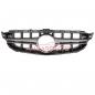 Preview: Upgrade Design Kühlergrill / Sportgrill passend für Mercedes Benz C-Klasse W205 / S205 / A205 / C205 Vor-Facelift 14-18 Matt schwarz / Matt silber