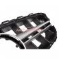 Preview: Upgrade Design Kühlergrill / Sportgrill passend für Mercedes Benz C-Klasse W205 / S205 / A205 / C205 Vor-Facelift 14-18 Matt schwarz / Matt silber