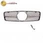 Preview: Upgrade Design Kühlergrill / Sportgrill für Mercedes Benz CLK W208 / C208 02-09 Hochglanz schwarz / chrom