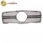 Preview: Upgrade Design Kühlergrill / Sportgrill für Mercedes Benz E-Klasse W210 / S210 Vor-Facelift 95-99 Hochglanz schwarz / chrom