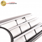 Preview: Upgrade Design Kühlergrill / Sportgrill für Mercedes Benz E-Klasse W210 / S210 Facelift 99-02 Hochglanz schwarz / chrom