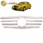 Preview: Upgrade Design Kühlergrill / Sportgrill für Mercedes Benz E-Klasse W210 / S210 Facelift 99-02 Hochglanz silber / chrom