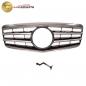 Preview: Upgrade Design Kühlergrill / Sportgrill für Mercedes Benz E-Klasse W211 / S211 Facelift 06-09 Hochglanz schwarz / chrom