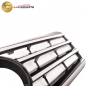 Preview: Upgrade Design Kühlergrill / Sportgrill für Mercedes Benz E-Klasse W211 / S211 Facelift 06-09 Hochglanz schwarz / chrom