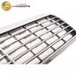 Preview: Upgrade Design Kühlergrill / Sportgrill für Mercedes Benz E-Klasse W210 / S210 Vor-Facelift 95-99 Hochglanz schwarz / chrom