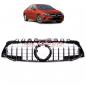 Preview: Upgrade Design Kühlergrill / Sportgrill passend für Mercedes Benz A-Klasse V177 / W177 18-22 Hochglanz schwarz / chrom