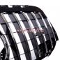 Preview: Upgrade Design Kühlergrill / Sportgrill passend für Mercedes Benz A-Klasse V177 / W177 18-22 Hochglanz schwarz / chrom
