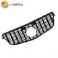 Preview: Upgrade Design Kühlergrill / Sportgrill für Mercedes Benz E-Klasse W212 / S212 Vor-Facelift 09-13 Hochglanz schwarz