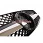 Preview: Upgrade Design Kühlergrill / Sportgrill passend für Mercedes Benz SL R129 89-01 Hochglanz schwarz / chrom