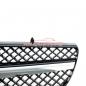 Preview: Upgrade Design Kühlergrill / Sportgrill für Mercedes Benz CL-Klasse (C215) 99-06 Hochglanz schwarz / chrom