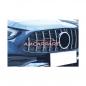 Preview: Upgrade Design Kühlergrill / Sportgrill passend für Mercedes Benz C-Klasse W206 / S206 21+ Hochglanz schwarz / chrom