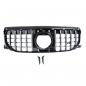 Preview: Upgrade Design Kühlergrill / Sportgrill passend für Mercedes Benz GLB (X247) Facelift 23+ Hochglanz schwarz / chrom