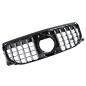 Preview: Upgrade Design Kühlergrill / Sportgrill passend für Mercedes Benz GLB (X247) Facelift 23+ Hochglanz schwarz / chrom