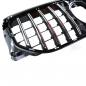 Preview: Upgrade Design Kühlergrill / Sportgrill passend für Mercedes Benz GLB (X247) Facelift 23+ Hochglanz schwarz / chrom