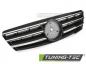 Preview: Upgrade Sportgrill / Kühlergrill passend für Mercedes Benz C-Klasse W203 00-07 Hochglanz schwarz/chrom