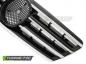 Preview: Upgrade Sportgrill / Kühlergrill passend für Mercedes Benz C-Klasse W203 00-07 Hochglanz schwarz/chrom