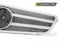 Preview: Upgrade Sportgrill / Kühlergrill passend für Mercedes Benz C-Klasse W204 07-14 Silber /Chrom