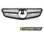 Preview: Upgrade Sportgrill / Kühlergrill passend für Mercedes Benz C-Klasse W204 07-14 Hochglanz schwarz / chrom