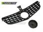 Preview: Upgrade Design Sportgrill / Kühlergrill passend für Mercedes Benz C-Klasse W204 07-14 Hochglanz schwarz / chrom
