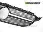 Preview: Upgrade Sportgrill / Kühlergrill passend für Mercedes Benz C-Klasse W205 / C205 / S205 14-23 Hochglanz schwarz/chrom