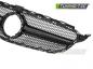 Preview: Upgrade Design Sportgrill / Kühlergrill passend für Mercedes Benz C-Klasse W205 / C205 / S205 18-23 Hochglanz schwarz (ohne Kamera System)