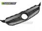 Preview: Upgrade Design Sportgrill / Kühlergrill passend für Mercedes Benz C-Klasse W205 / C205 / S205 18-23 Hochglanz schwarz (ohne Kamera System)