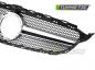 Preview: Upgrade Design Sportgrill / Kühlergrill passend für Mercedes Benz C-Klasse W205 / C205 / S205 18-23 Matt schwarz/Matt Silber