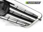 Preview: Upgrade Sportgrill / Kühlergrill passend für Mercedes Benz E-Klasse W212 / S212 09-13 Hochglanz schwarz / chrom