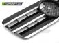Preview: Upgrade Design Sportgrill / Kühlergrill passend für Mercedes Benz CLK W208 96-02 Hochglanz schwarz/chrom