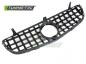 Preview: Upgrade Design Sportgrill / Kühlergrill passend für Mercedes Benz GLC W253 15-18 Hochglanz schwarz/chrom