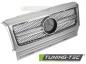 Preview: Upgrade Design Sportgrill / Kühlergrill passend für Mercedes Benz G-Klasse W463 90-12 Hochglanz Silber/chrom