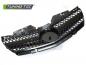 Preview: Upgrade Design Sportgrill / Kühlergrill passend für Mercedes Benz SL R230 01-06 Hochglanz schwarz/chrom