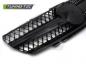 Preview: Upgrade Design Sportgrill / Kühlergrill passend für Mercedes Benz SL R230 01-06 Hochglanz schwarz