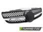 Preview: Upgrade Design Sportgrill / Kühlergrill passend für Mercedes Benz SL R230 Facelift 06-11 Hochglanz schwarz/chrom