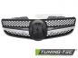 Preview: Upgrade Design Sportgrill / Kühlergrill passend für Mercedes Benz SL R230 Facelift 06-11 Hochglanz schwarz/chrom
