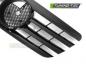 Preview: Upgrade Sportgrill / Kühlergrill passend für Mercedes Benz E-Klasse W210 Facelift (Mopf) 99-02 Hochglanz schwarz
