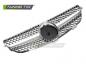 Preview: Upgrade Sportgrill / Kühlergrill passend für Mercedes Benz CLK W209 / A209 03-10 Hochglanz schwarz / chrom